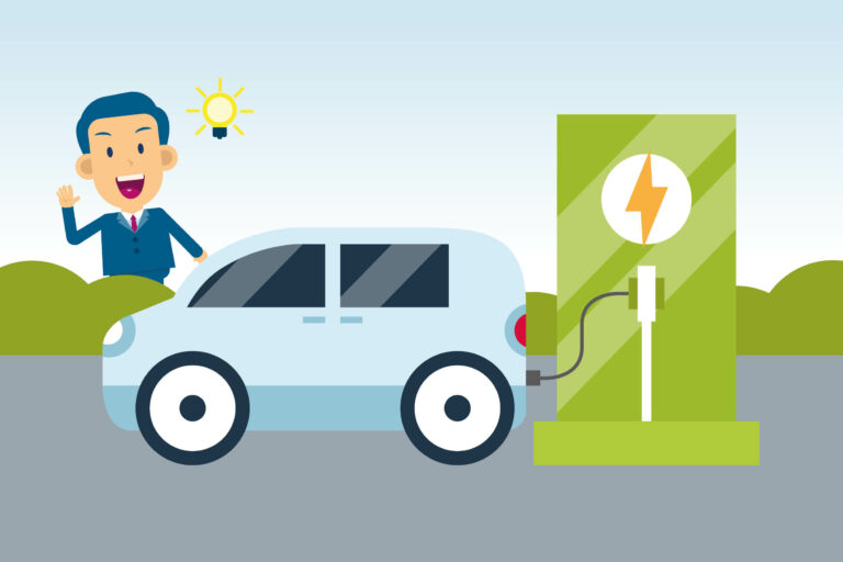 Rechargement voiture électrique travail