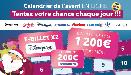Tentez votre chance au calendrier de l'avent Emile's