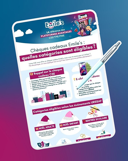 catégories éligibles chèques cadeaux cse